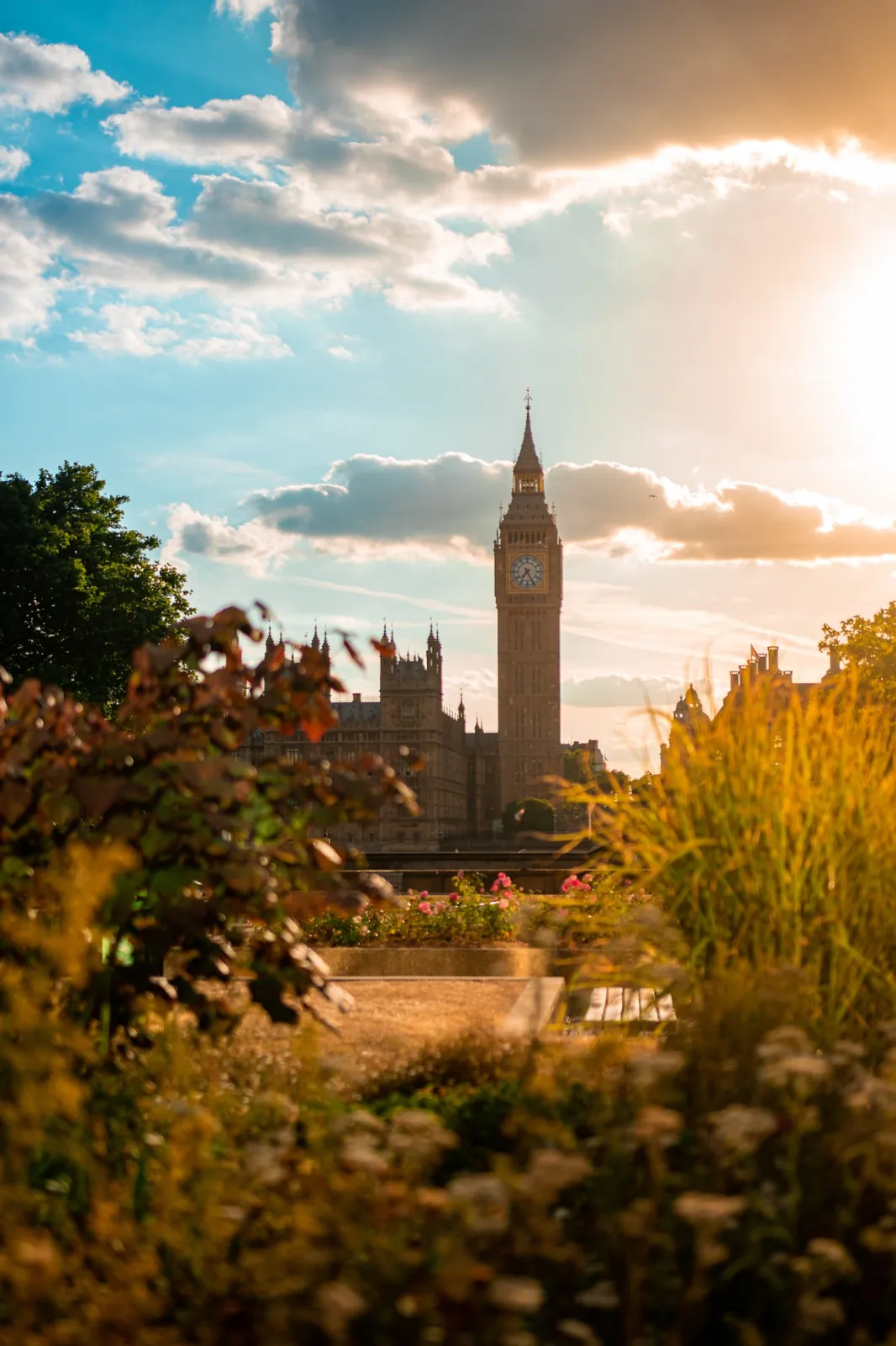 Big Ben au coucher du soleil, Londres / Big Ben at sunset, London