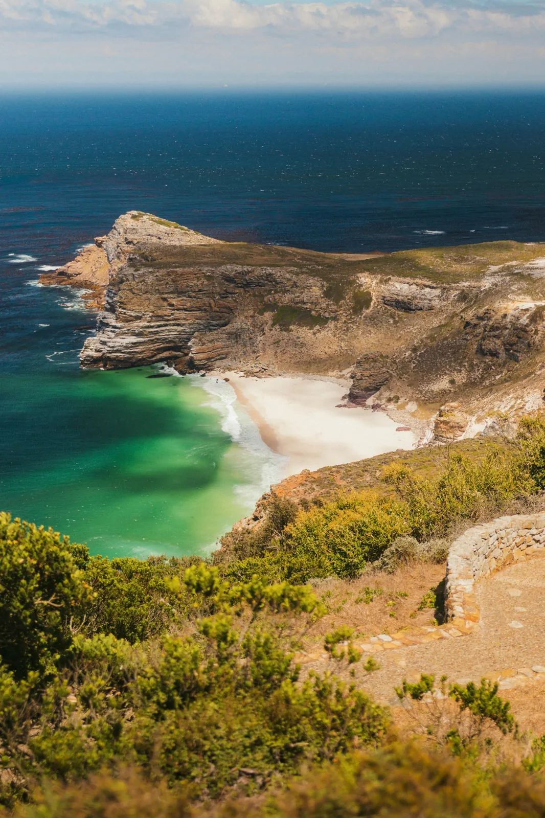 Plage du cap de Bonne-Espérance, Afrique du Sud / Beach at the Cape of Good Hope, South Africa