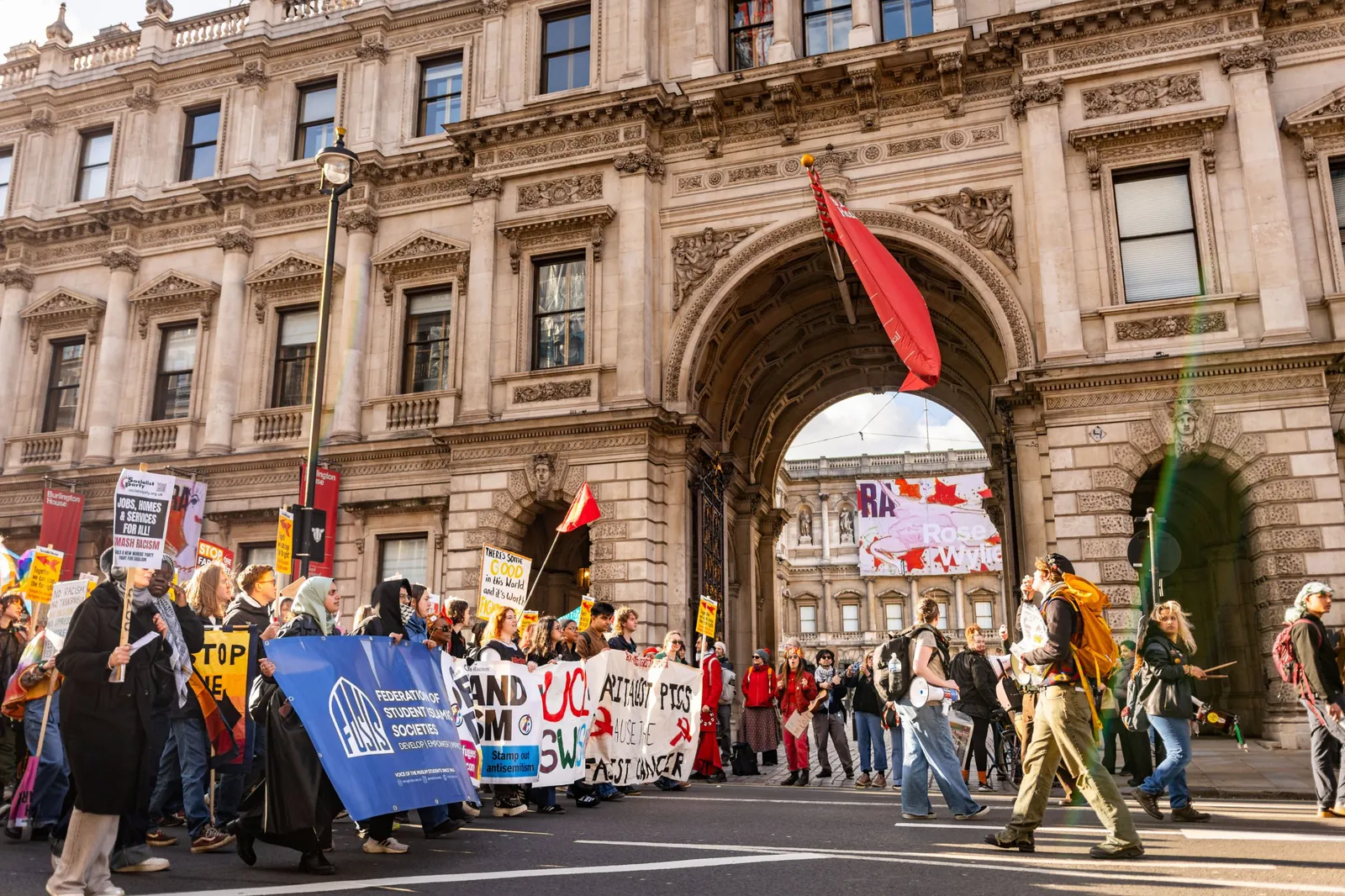 Marche étudiante, Londres / Student march, London