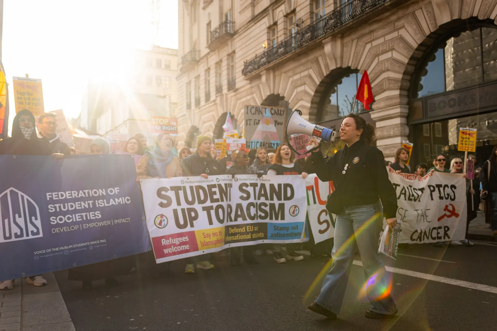 Marche étudiante, Londres / Student march, London