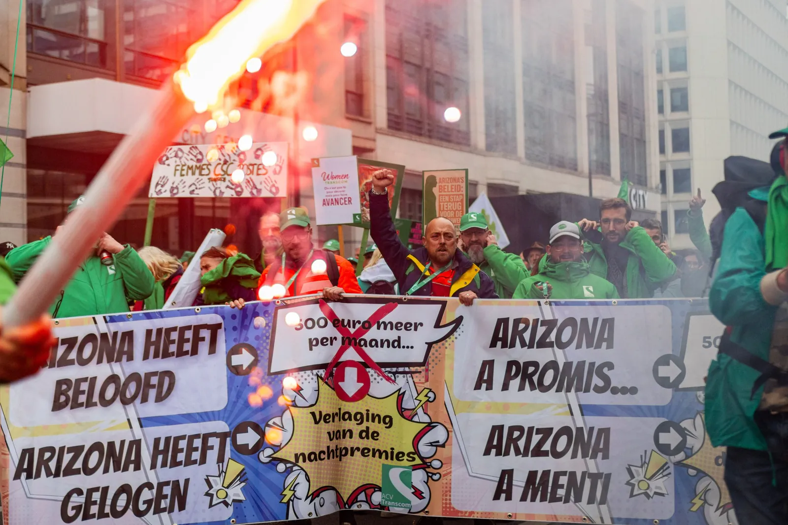 Manifestation syndicale / Trade union demonstration